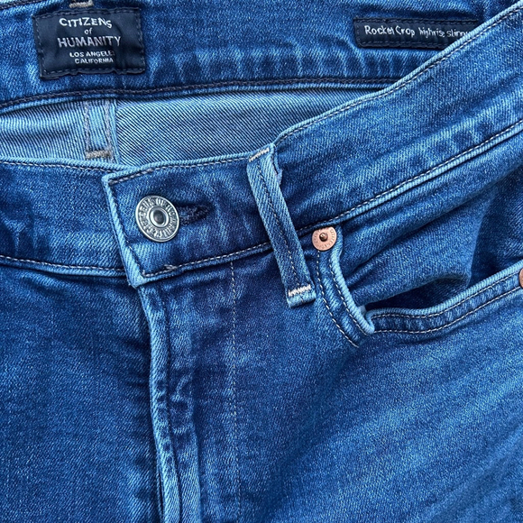 Citizen’s of Humanity Rocket Crop Jeans Size 27 - Picture 5 of 6